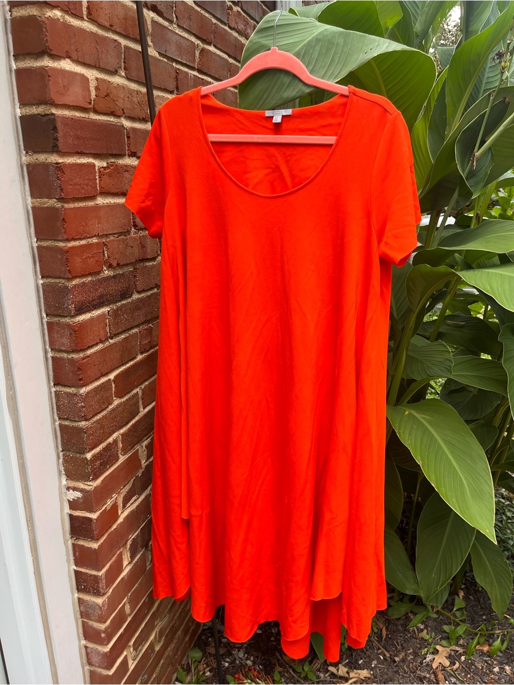 COS Round Neck Asymmetrical Hem Dress